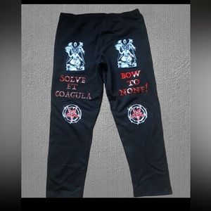 Baphomet XXXL Size sweatpants bow to none solve et coagula